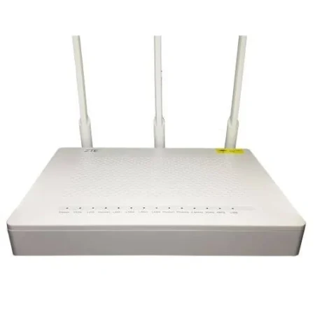 Router Inalambrico Zte F670L 2.4-5Ghz/Doble Banda/2 Gbps/4 Puertos Rj-45/Color Blanco/F670