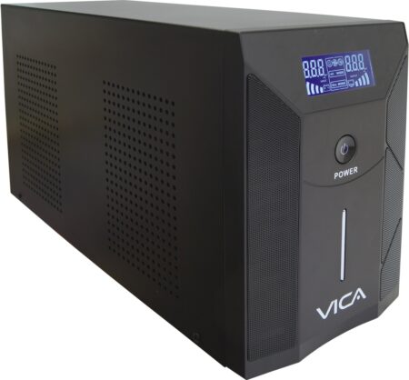 Vica S3000 Nobreak 3000Va/1800W Pantalla LCD 8 Tomas Sw Monitoreo