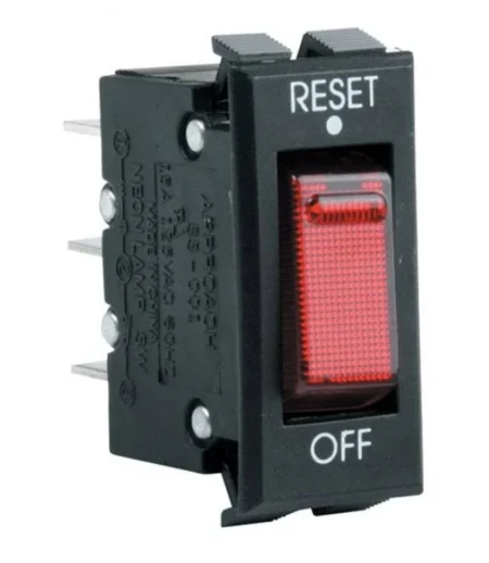 Paquete Con 10 Piezas Switch De Balancin Steren Bts-18/2 Polos/1 Tiro/2 Posiciones/Con Piloto/10Amp/Color Negro