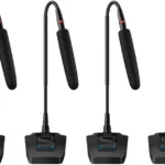 Sistema De 4 Microfonos Inalambricos Uhf Steren Mic-8040/60Hz-18Khz/Con Selector Automatico De Frecuencia/Bateria Recargable