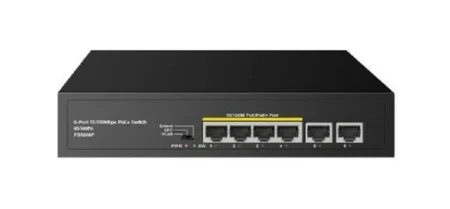 Switch Ethernet Steren Swi-210Poe/8 Puertos PoE/2 Uplink/No Administrable/Color Negro