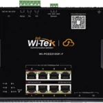Switch L2 PoE Industrial Wi-Tek Wi-Pces310Gf-F/8 Puertos PoE Af/At/Bt 10/100/1000Mbps/2 Puertos Sfp Gigabit/Administracion Cloud Gratuita/Max Presupuesto PoE 145W/Montaje Magnetico-Riel Din