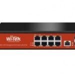 Switch De Red Wi-Tek Sp3010Fml2(V3)/8 Puertos 10/100/1000Mbps PoE/2 Puertos Sfp 1000M/2.5Gbps/240W PoE Budget/26Gbps Capacidad De Conmutacipn/19.3Mpps Tasa De Reenvio/
