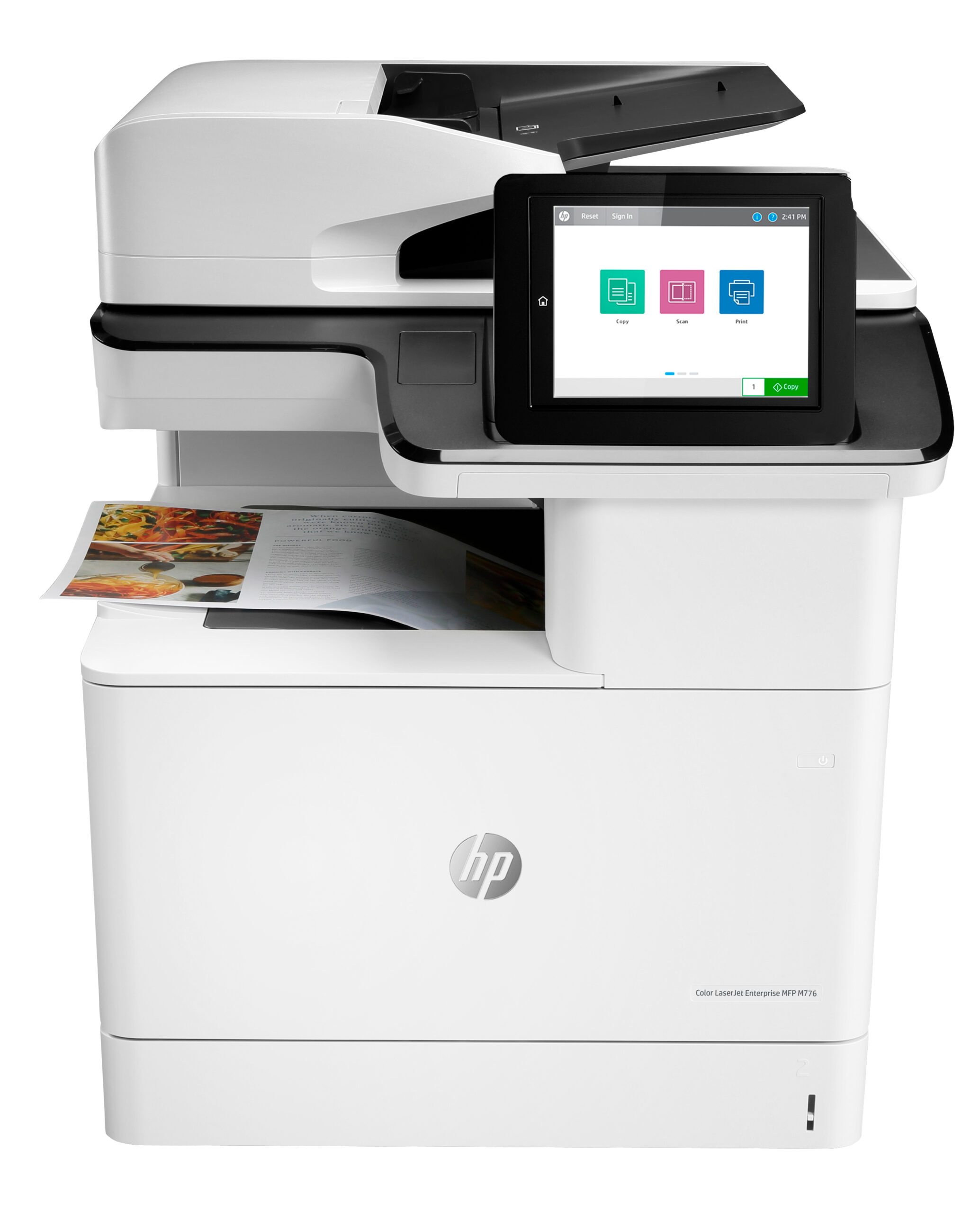 HP Color LaserJet Enterprise LaserJet Enterprise M776dn Multifunction Color Impresora, Ethernet solamente; Copiadora, escáner