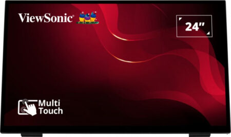 Monitor De Pantalla Tactil De 10 Puntos IPS De 24 1080P Con Ergo