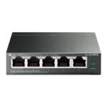 Switch Gigabit Tp-Link Tl-Sg105Pe 5 Puertos/Administrable/Cinco Puertos RJ45 De 10/100/1000Mbps/Hasta 30W/Con 4 Puertos PoE+