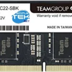 Memoria DDR4 16Gb 3200Mhz Teamgroup Elite DDR4 (1X16Gb)/Color Negro/Cl22/Ted416G3200C2201