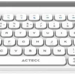 ##TECLADO INALAMBRICO ACTECK INSPIRE TREK TI737 TAMAÑO 65%/TECLAS DE MEMBRANA/COLOR BLANCO/AC-940139 (OPENBOX)
