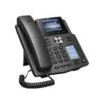 Telefono IP Empresarial Fanvil Para 4 Lineas Sip Con 2 Pantallas LCD, 6 Teclas Blf/Dss, Puertos Gigabit Y Conferencia De 3 Vias, PoE, X4G