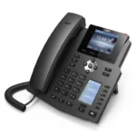 Telefono IP Empresarial Fanvil Para 4 Lineas Sip Con 2 Pantallas LCD, 6 Teclas Blf/Dss, Puertos Gigabit Y Conferencia De 3 Vias, PoE, X4G