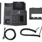 Telefono IP Empresarial Fanvil Para 4 Lineas Sip Con 2 Pantallas LCD, 6 Teclas Blf/Dss, Puertos Gigabit Y Conferencia De 3 Vias, PoE, X4G