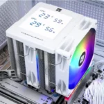 Disipador Thermalright Peerless Assassin 120 Digital Argb/Doble Torre/2 Ventiladores De Enfriamiento/Para Am4/Am5/Intel Lga1851/1700/115X/1200/Color Negro