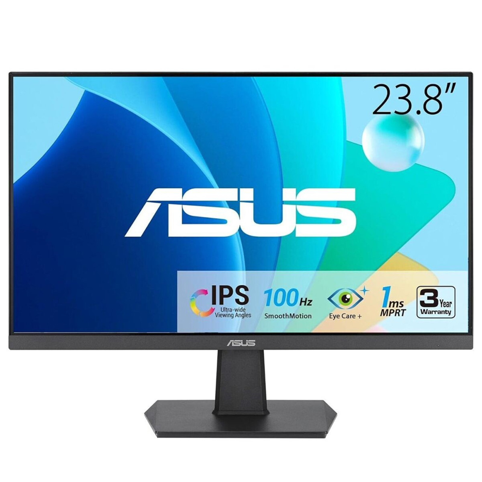 Monitor 23.8" Asus Va24ehf/led/pantalla Plana/panel Ips/hdmi/color Negro