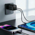 Cargador De Pared Vorago Au-355 30W/100-240V/2Xusb-C/Negro