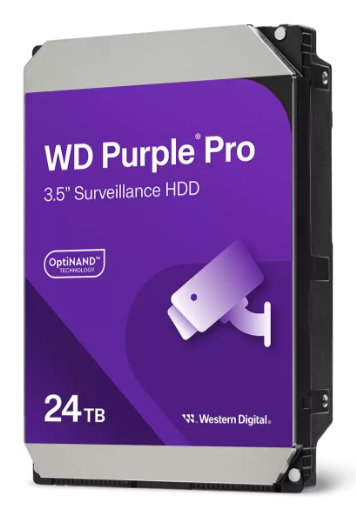 D. Duro Interno 24Tb Wd Purple Pro/3.5″/SATA Iii/7200Rpm/Para Video Vigilancia/Wd241Purp