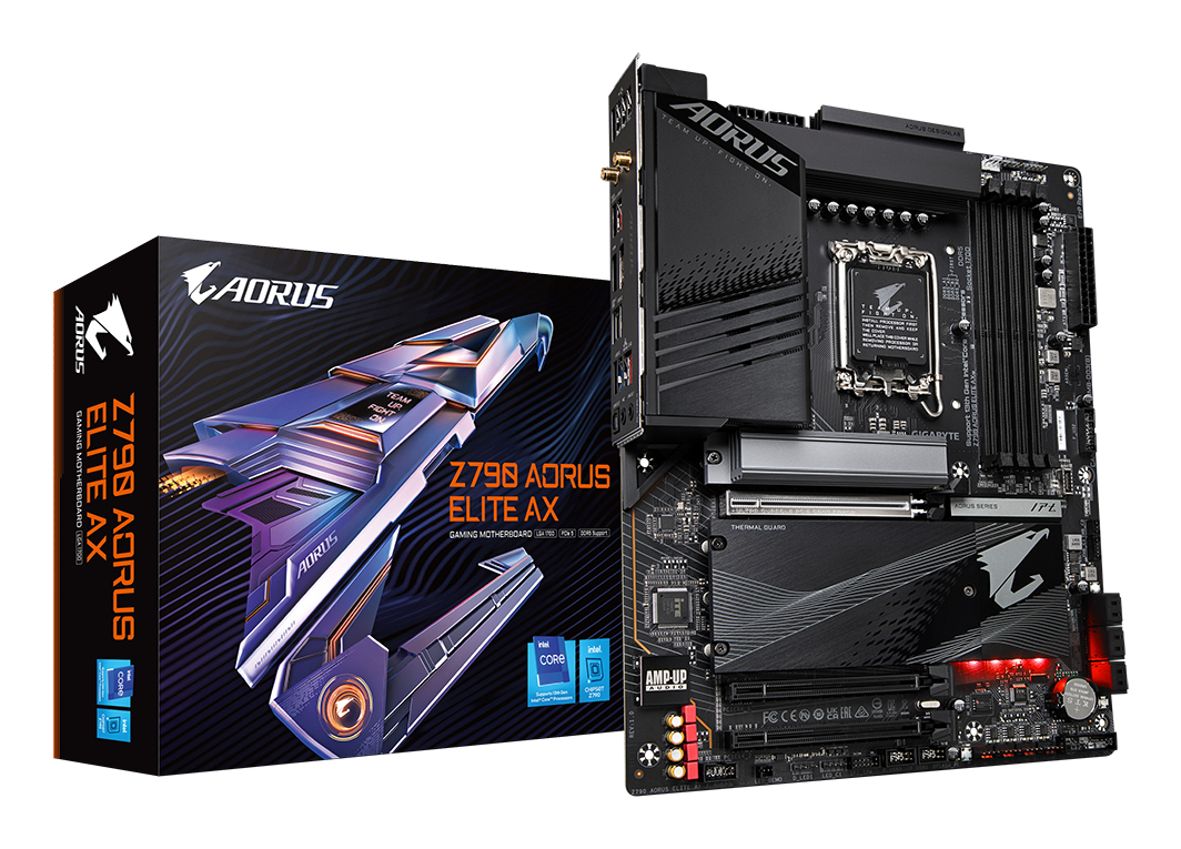 MB GIGABYTE Z790 AORUS ELITE AX, DDR5/HDMI/4XSATA/WIFI 6E/USB 3.2/INTEL S-1700