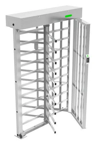 Torniquete De Cuerpo Completo Zkteco Fht2322D Doble Carril Con 3 Brazos A 120°/Acero Inoxidable/Incluye 4 Lectores Fr1200/Panel Inbio Pull