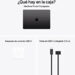 Apple Macbook Pro Apple M M5 Computadora Portátil 36.1 Cm (14.2") 16 Gb 1 Tb SSD Wi-Fi 6E (802.11Ax) Macos Tahoe Negro