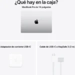 Apple Macbook Pro Apple M M5 Computadora Portátil 36.1 Cm (14.2") 24 Gb 1 Tb SSD Wi-Fi 6E (802.11Ax) Macos Tahoe Plata