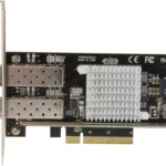 Tarjeta PCI Express De Red 10 Gb Fibra 2 Puertos Sfp Abiertos