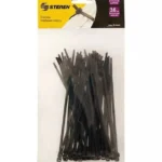 Bolsa C/100 Cinchos Steren Negros/3.6X150Mm/Ty24Ne