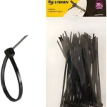 Bolsa C/100 Cinchos Steren Negros/3.6X150Mm/Ty24Ne
