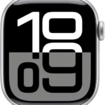Apple Watch Series 10 GPS 42mm Silver Aluminium Case with Blue Cloud Sport Loop