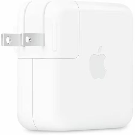 Apple Adaptador de Corriente USB-C de 70W – Carga Rápida para MacBook Air y Pro – Blanco