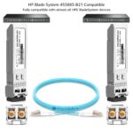 Sfp De Fibra Lc 10Gb Comp HP 455883-B21 Multimodo Ddm 300M
