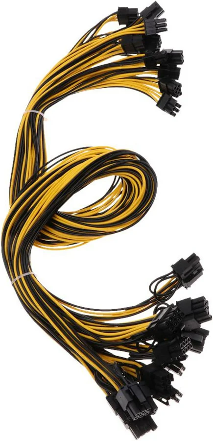Cable Interno Alim PCIE 6Pins-Splitter