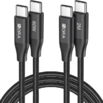 Paquete De 2 Cables USB-C De Carga De 2M - Pd 60W 3A