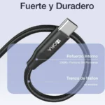 Paquete De 2 Cables USB-C De Carga De 2M - Pd 60W 3A
