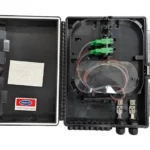 Caja Nap/Generico/1X8 De Fibra Optica/Incluye Split/Aco Fibralink/Negro/Box16T-1X8