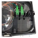 Caja Nap/Generico/1X8 De Fibra Optica/Incluye Split/Aco Fibralink/Negro/Box16T-1X8