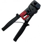 Pinza Crimpeadora Para Jack RJ11/Rj12/RJ45 Color Negro 000376