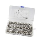 Caja 50 Tornillos Montaje Y Tuercas Jaula M6 Rack/Servidor