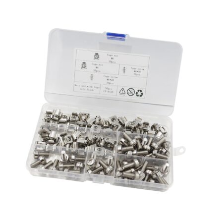 Caja 50 Tornillos Montaje Y Tuercas Jaula M6 Rack/Servidor