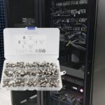 Caja 50 Tornillos Montaje Y Tuercas Jaula M6 Rack/Servidor