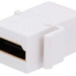 Jack HDMI Brobotix 068525/Hembra-Hembra/Color Blanco