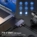 USB C Multiport Adapter - Mini USB C To HDMI 2.0 Dock 4K 60Hz 100W