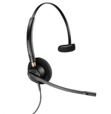 HP Poly Encorepro 510, Alambricos, Monoaural, Quick Disconnect (Qd), Negro
