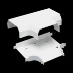 Accesorio En "T" Para Uso Con Canaleta T70 Panduit T70Tiw, Pvc Rigido, Color Blanco Mate
