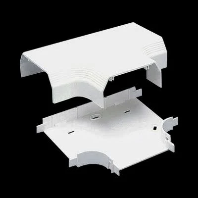 Accesorio En “T” Para Uso Con Canaleta T70 Panduit T70Tiw, Pvc Rigido, Color Blanco Mate