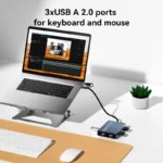 ADAPTADOR USB-C A HDMI DOBLE 4K A 60HZ PD DE 100W TIPO C