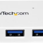 Concentrador Hub USB 3.0 4 Puertos Para Laptop Blanco .