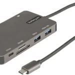 Adaptador USB-C Para Laptop Docking Station VGA Gbe