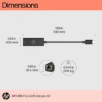 HP Adaptador USB 3.0 A Gigabit RJ45 G2