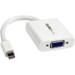 Adaptador Convertidor Mini Displayport A HDMI O VGA Blanco .