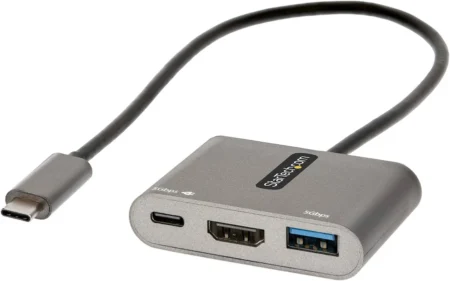 Adaptador Multipuertos Usbc A HDMI De 4K Pd 3.0 USB 3.0