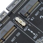 Adaptador Doble M.2 Ngff A SATA Con RAID .